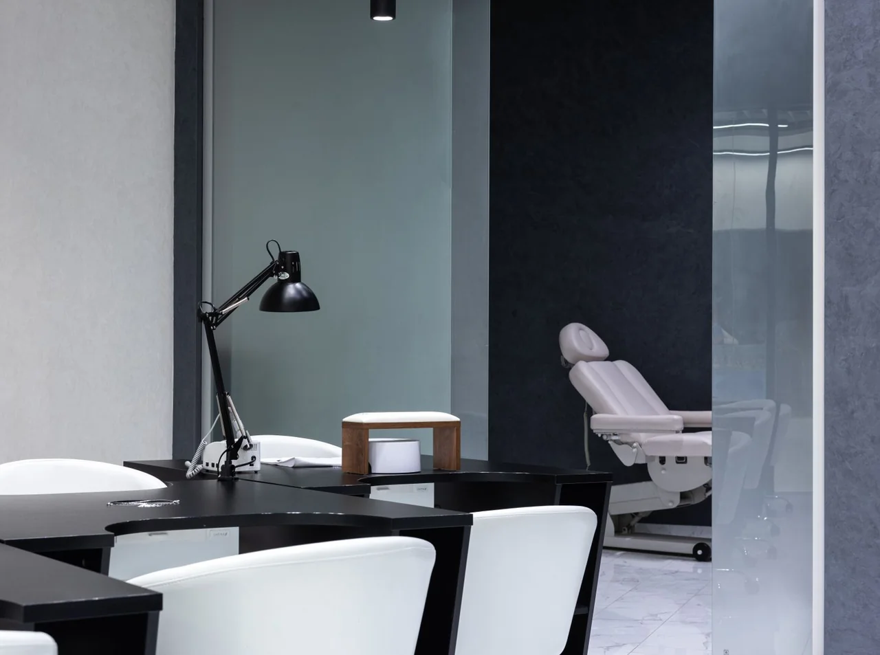 Modern Nail Salon Interior