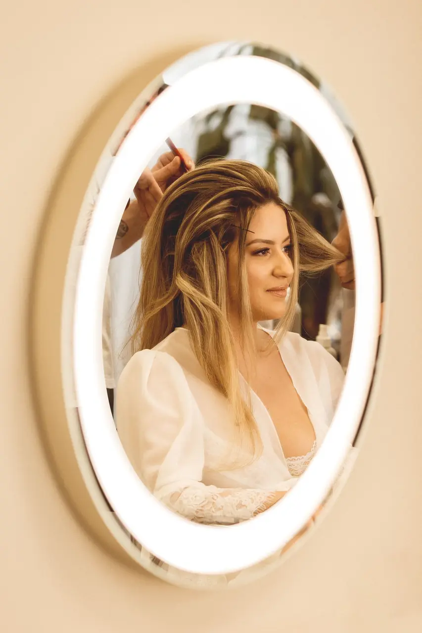Precision haircut and blow dry